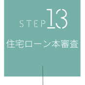 STEP13　住宅ローン本審査